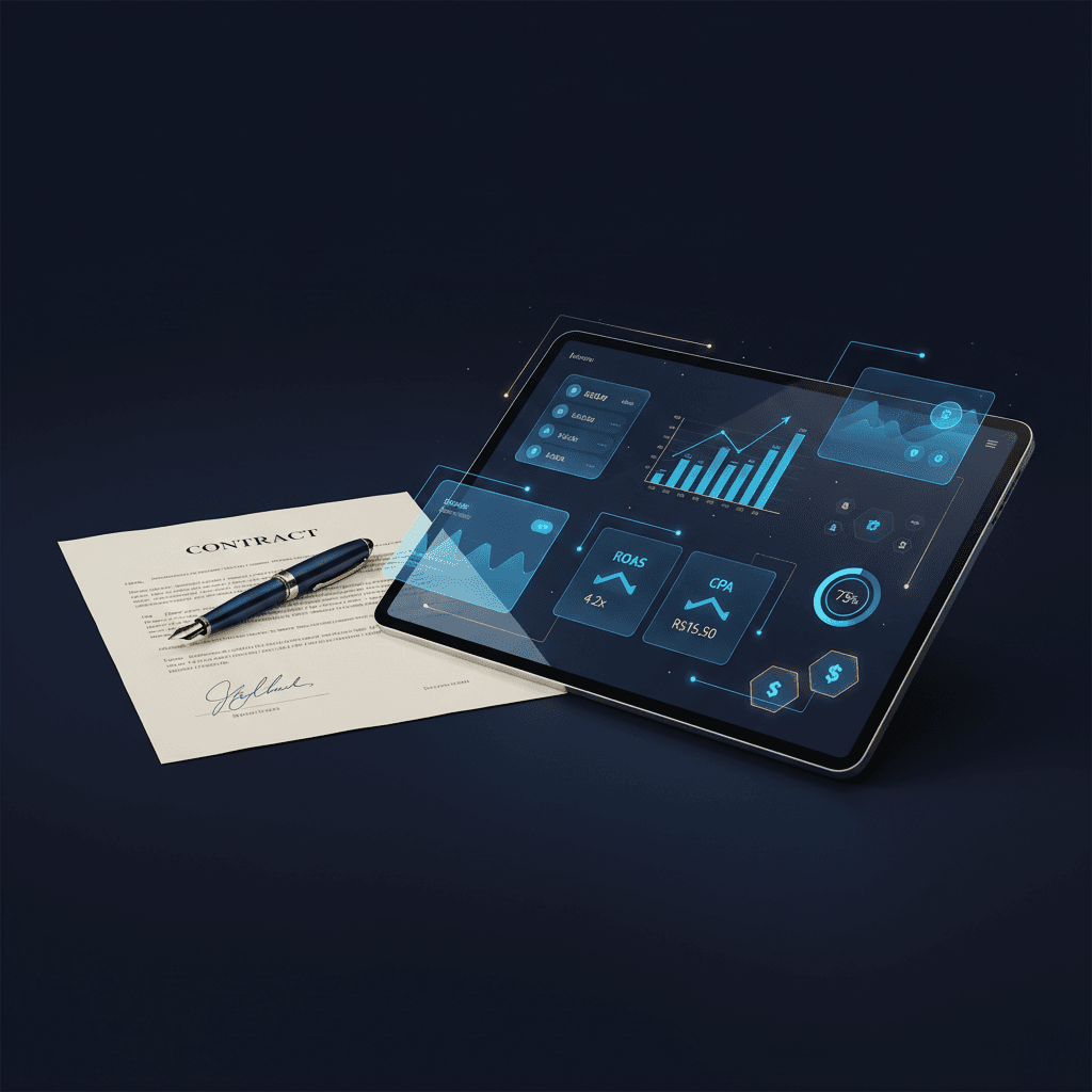 Contrato de Gestão de Tráfego: O que Não Pode Faltar em 2026