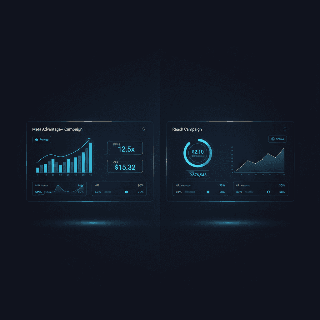 Campanhas Advantage+ vs. Alcance no Meta Ads: Qual usar em 2026?