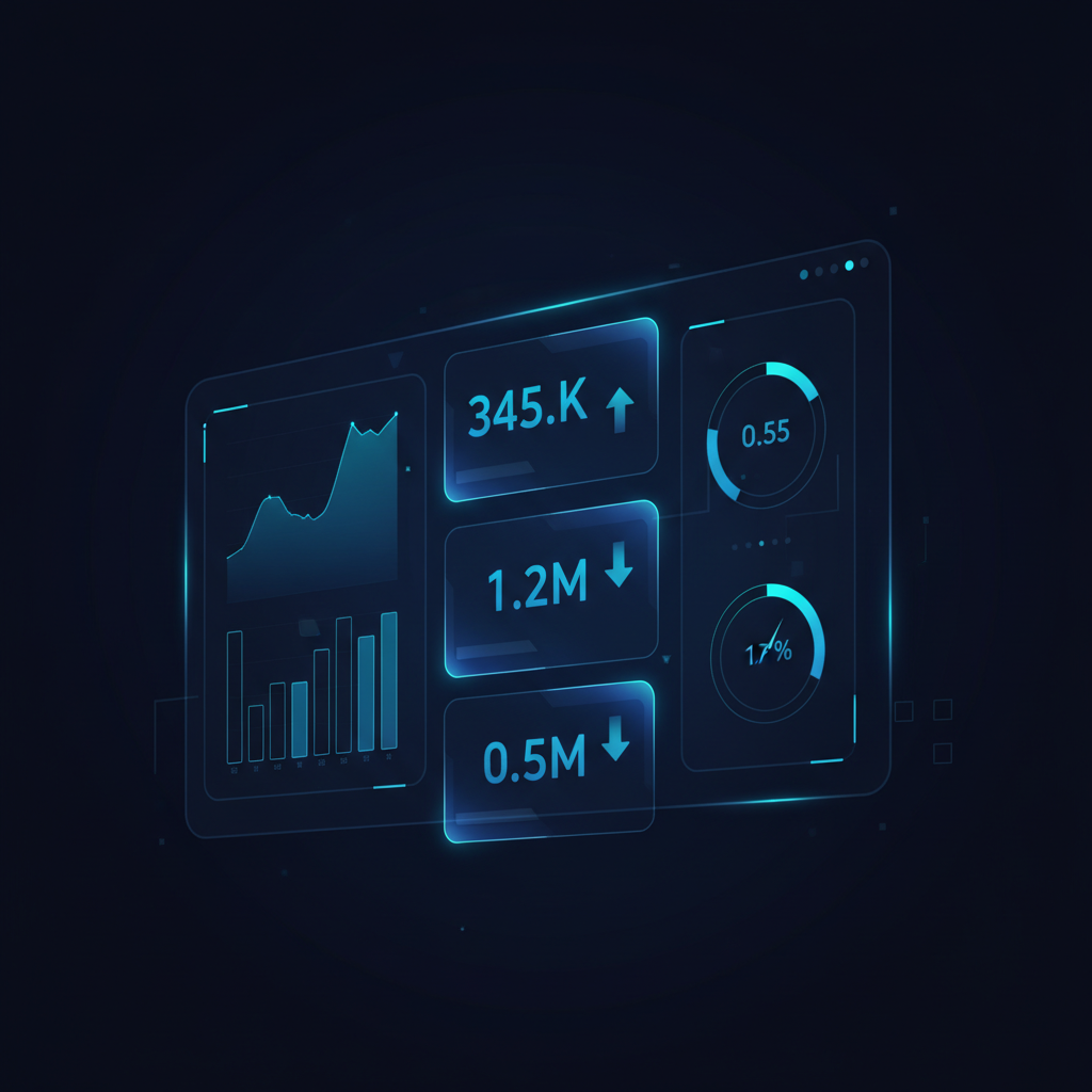 Dashboard com benchmarks de CTR por segmento